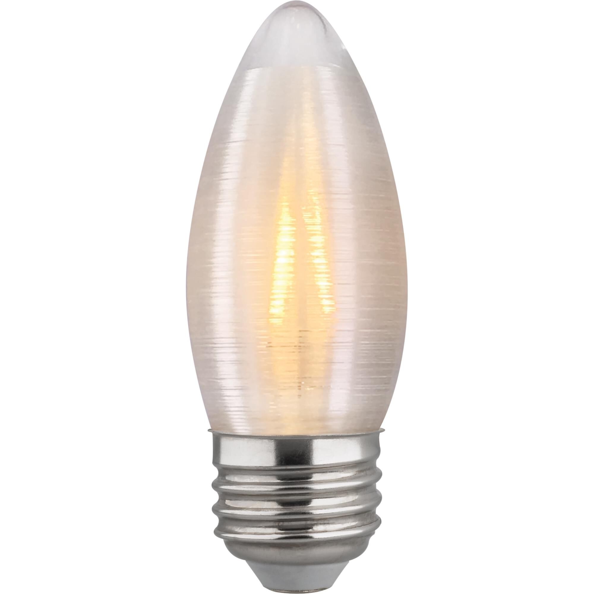 Dimmable 2 Watt 2700K C11 LED Light Bulb by Satco