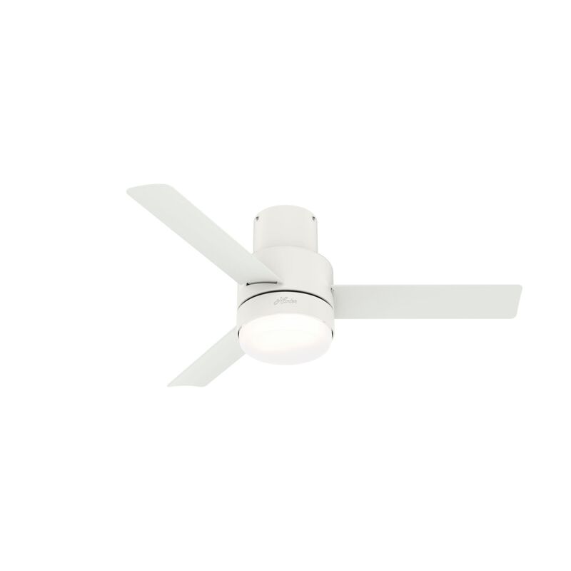 Gilmour 44 Inch Flush Mount Fan with Light Kit by Hunter Fan