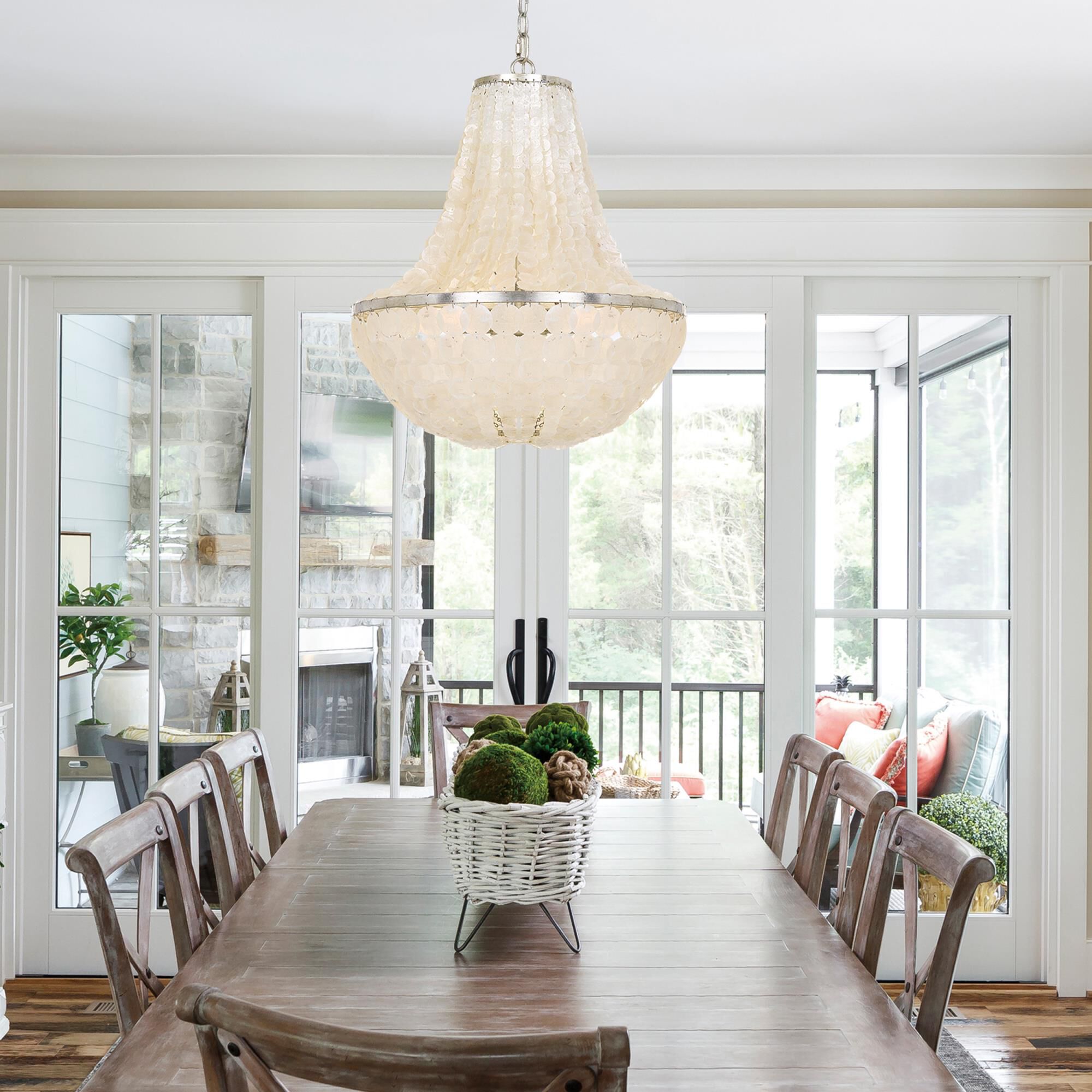 Brielle 18 Inch 6 Light Mini Chandelier by Crystorama