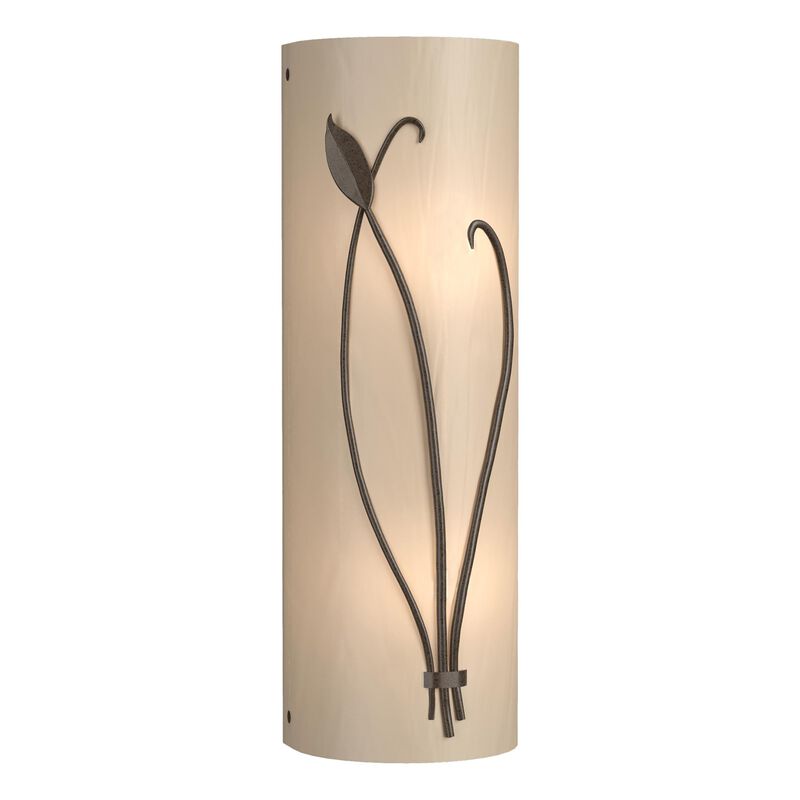 Forged Leaves 17 Inch 2 Light Wall Sconce by Hubbardton Forge
