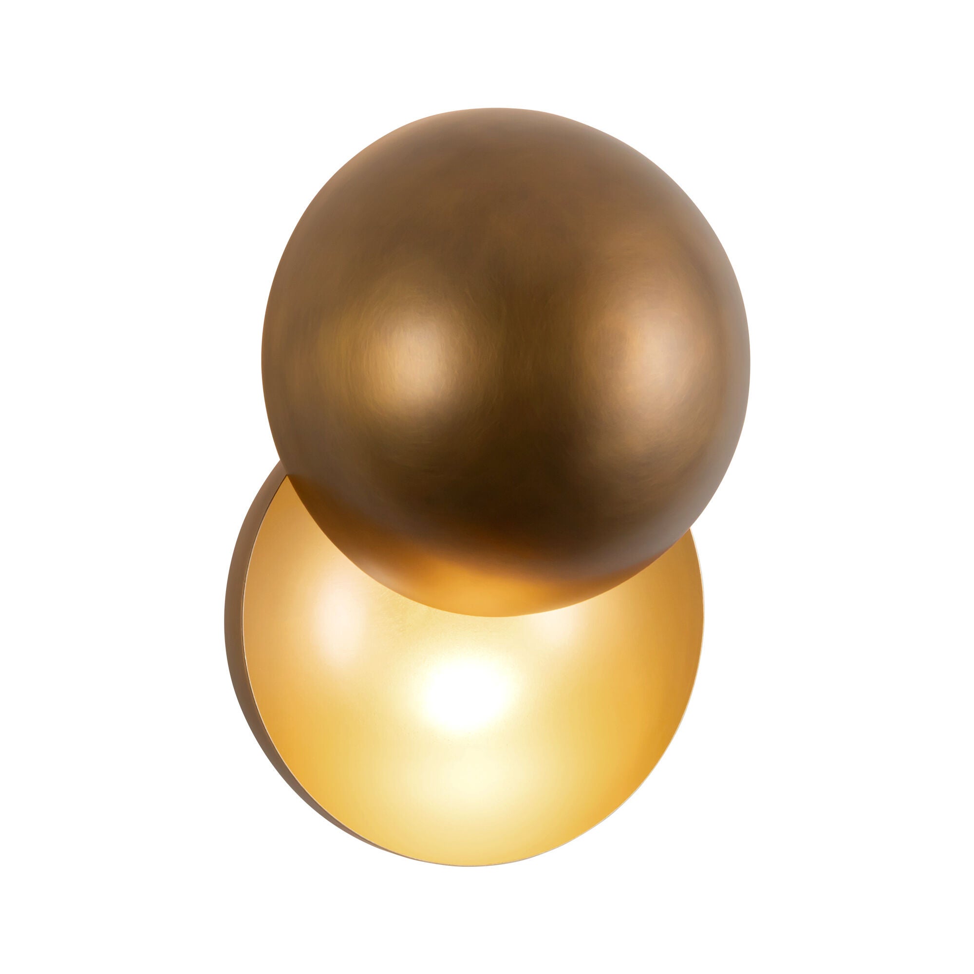 Shown in Vintage Brass finish and Steel shade