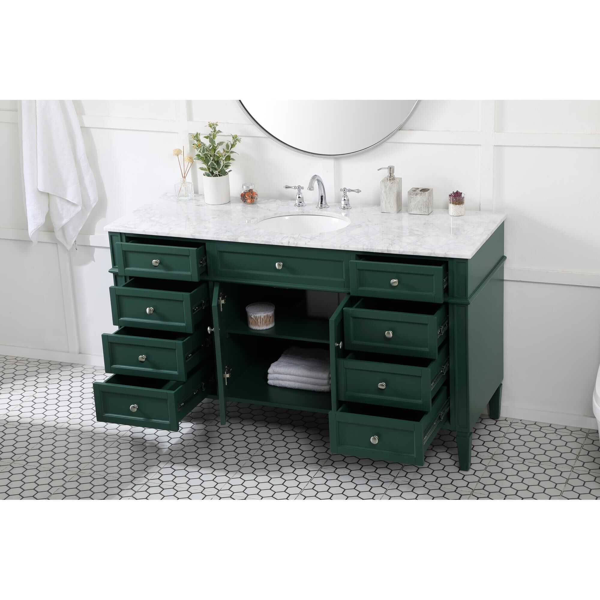 Shown in Green finish