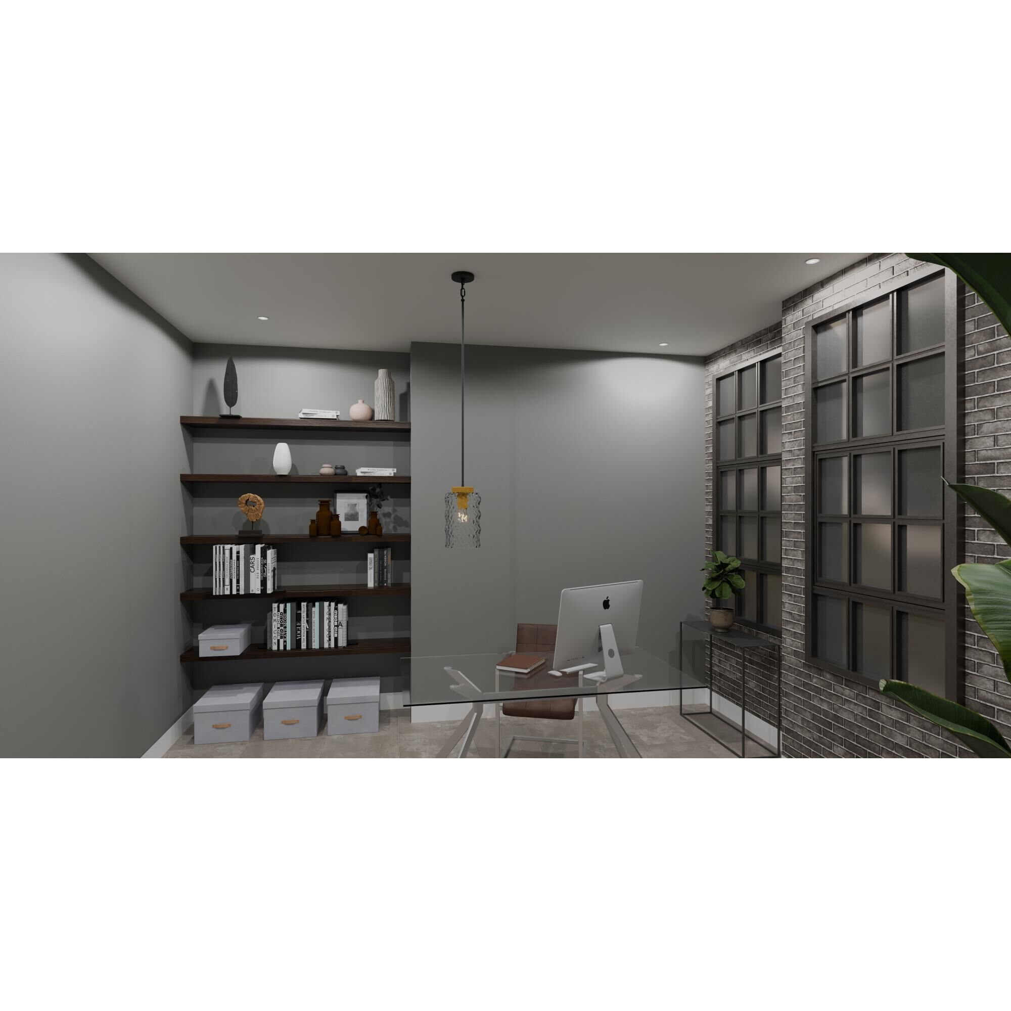 Carly 8 Inch 1 Light Mini Pendant by Quoizel