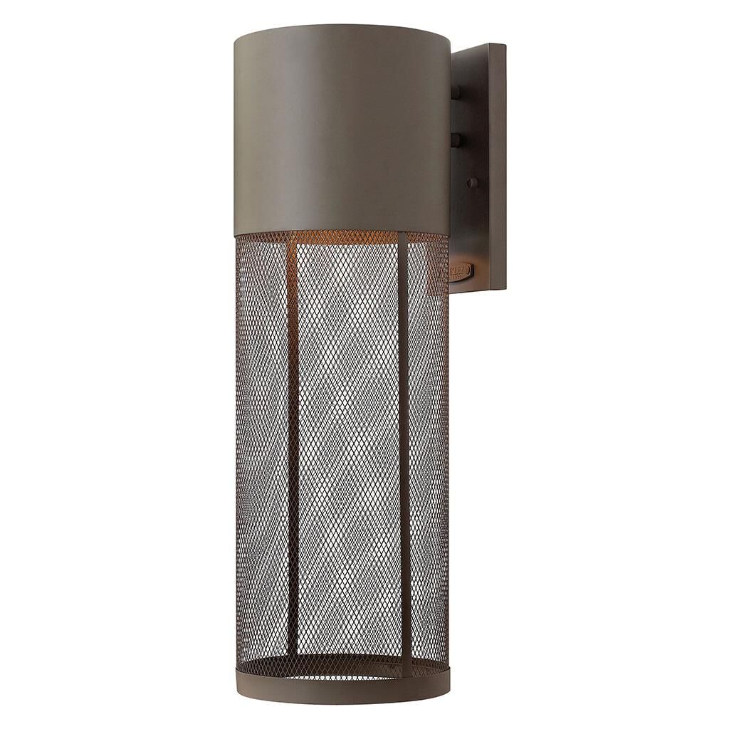 Shown in Buckeye Bronze finish and Stainless Steel Mesh shade