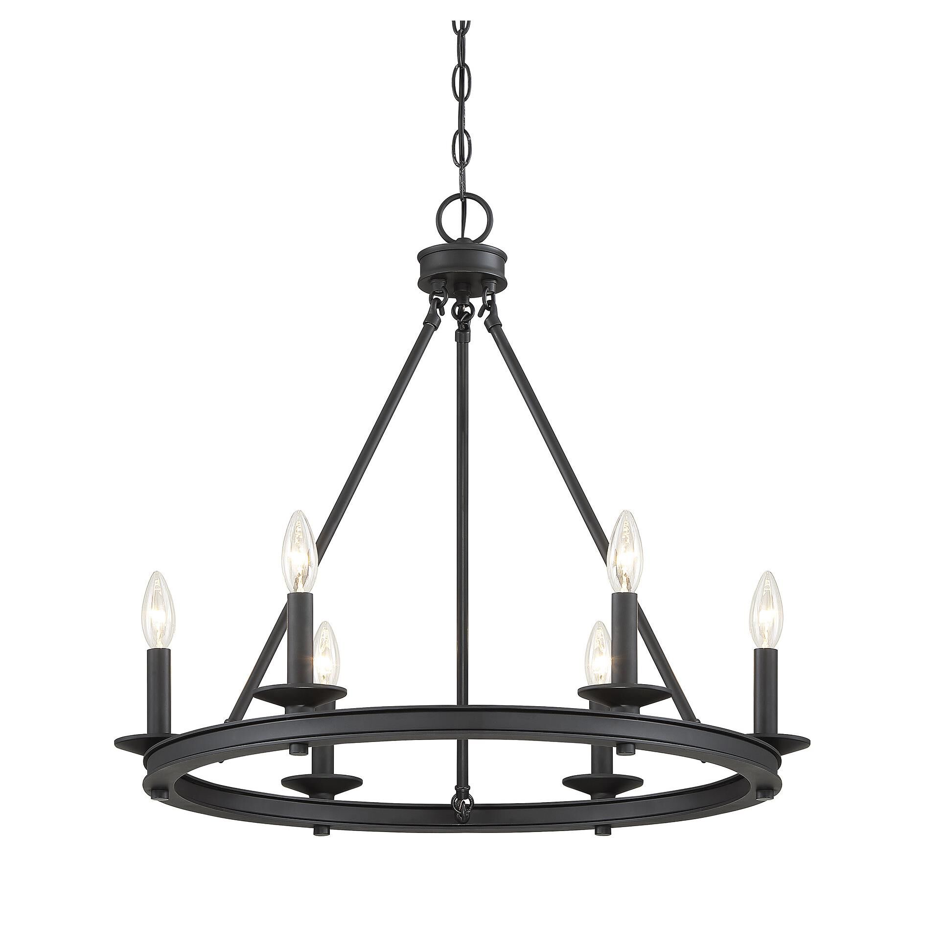 Middleton 25 Inch 6 Light Chandelier by Savoy House