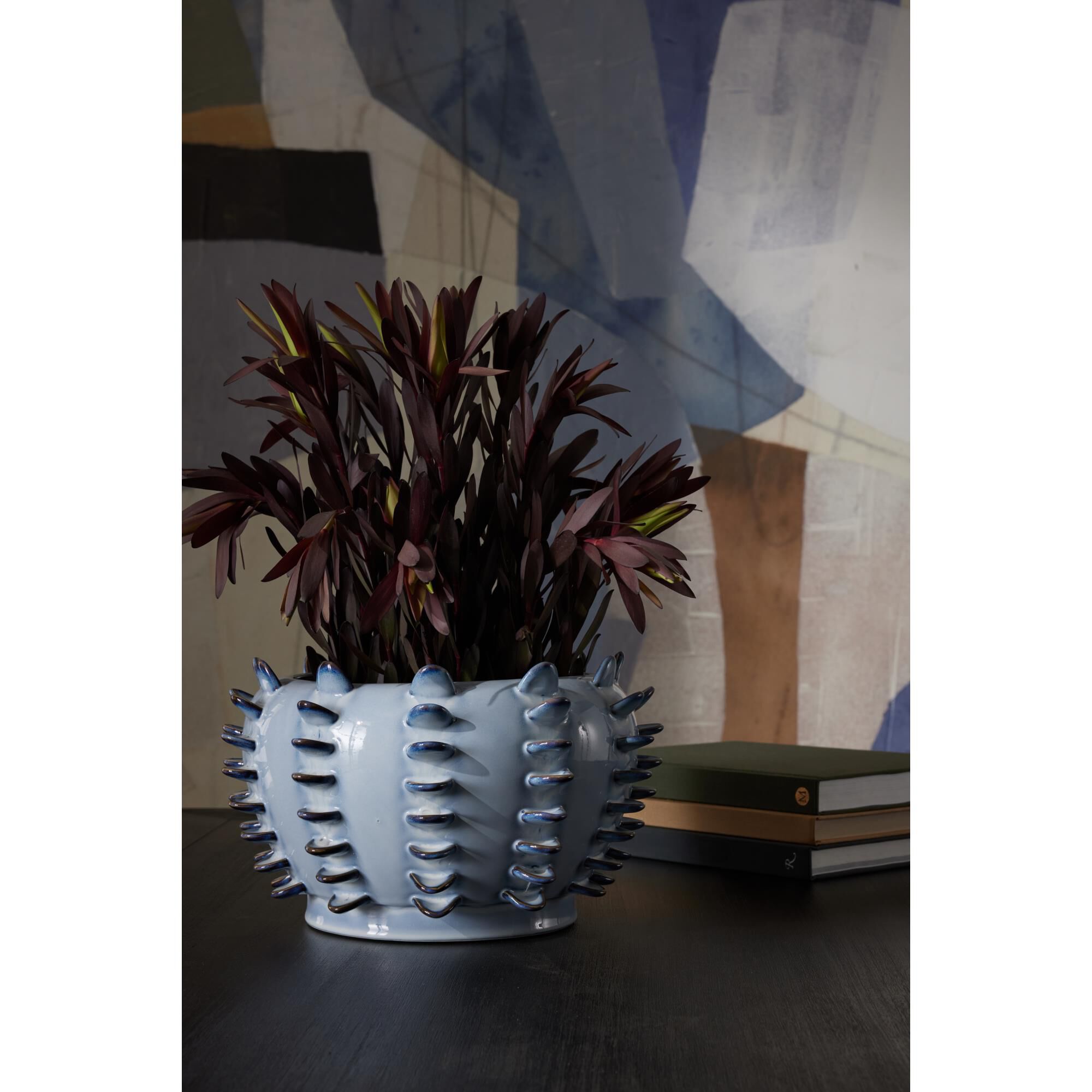 Shown in Reactive Blue finish