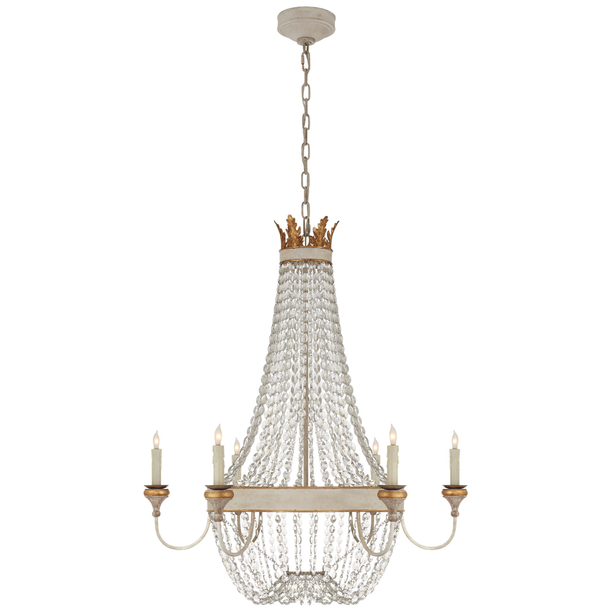 Shown in Vintage White And Gild finish and No Glass glass and NO Shade  shade