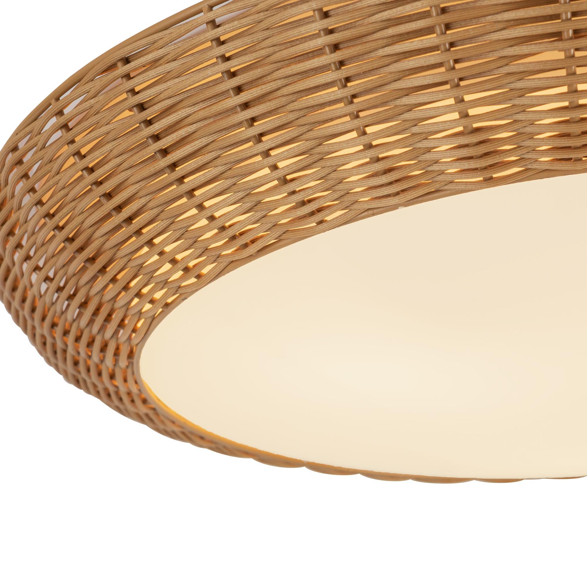 Hae Jung Roe Merida 21 Inch 3 Light Flush Mount,