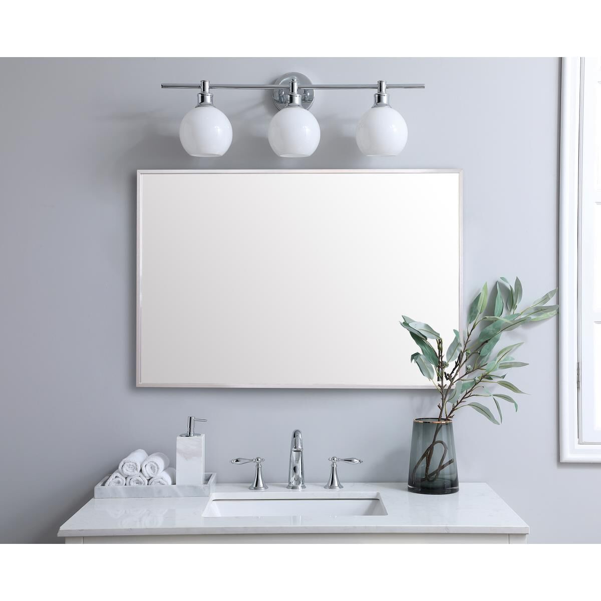 Grace 36 Inch Decorative Mirror by Elegant Decor