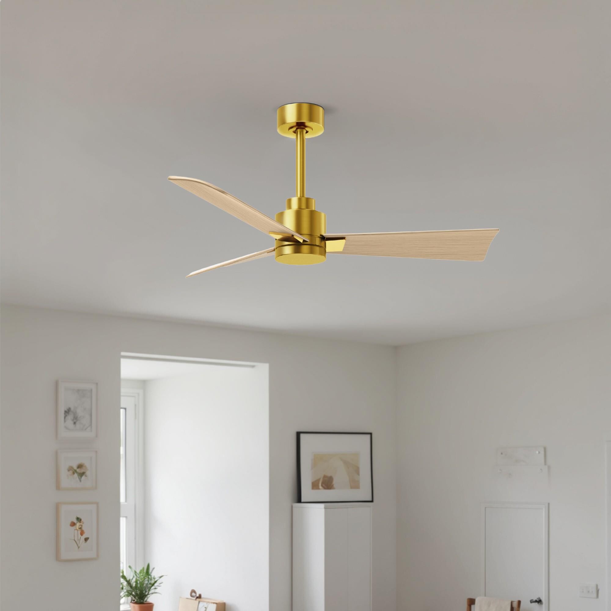 Shown in Brushed Brass finish