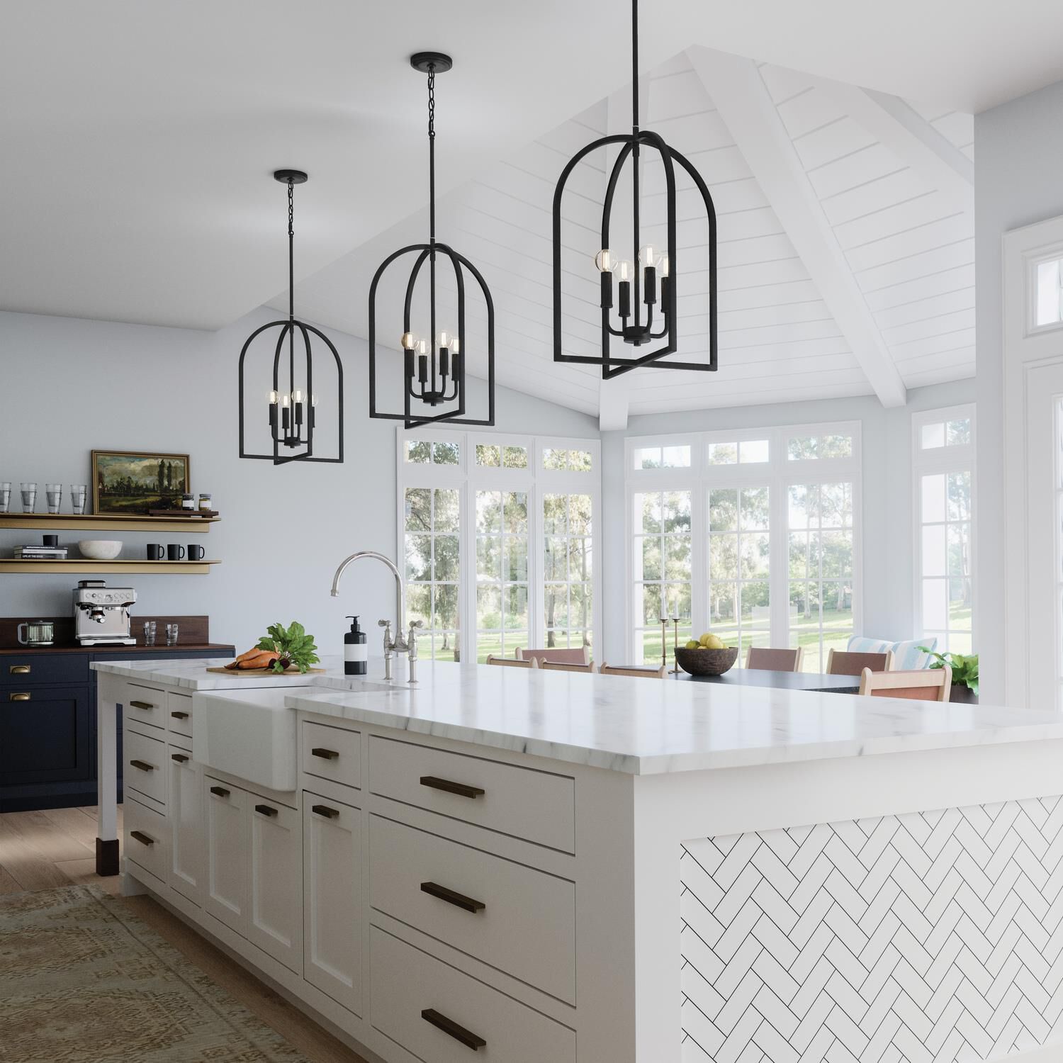 Lawson 16 Inch Cage Pendant by Homeplace by Capital Lighting Fixture Company