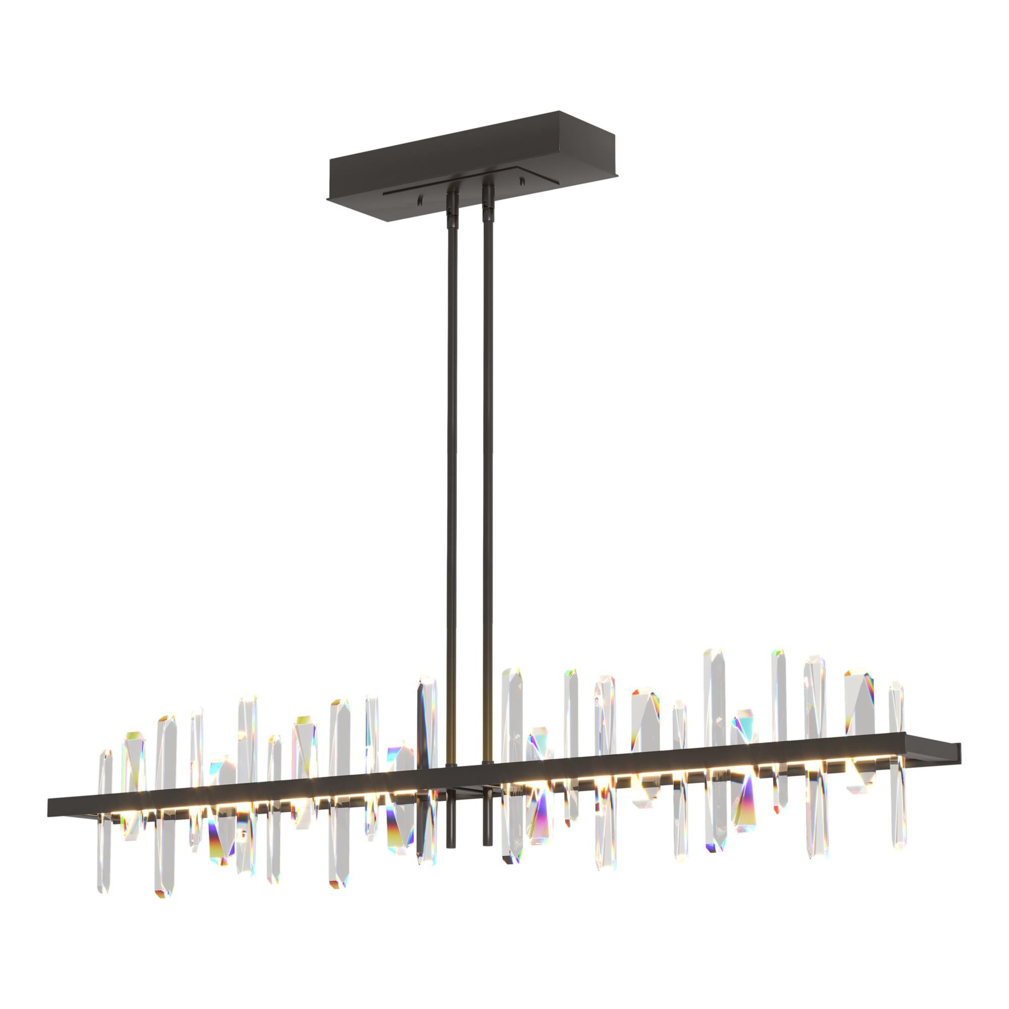 Shown in Oil Rubbed Bronze finish and Clear shade