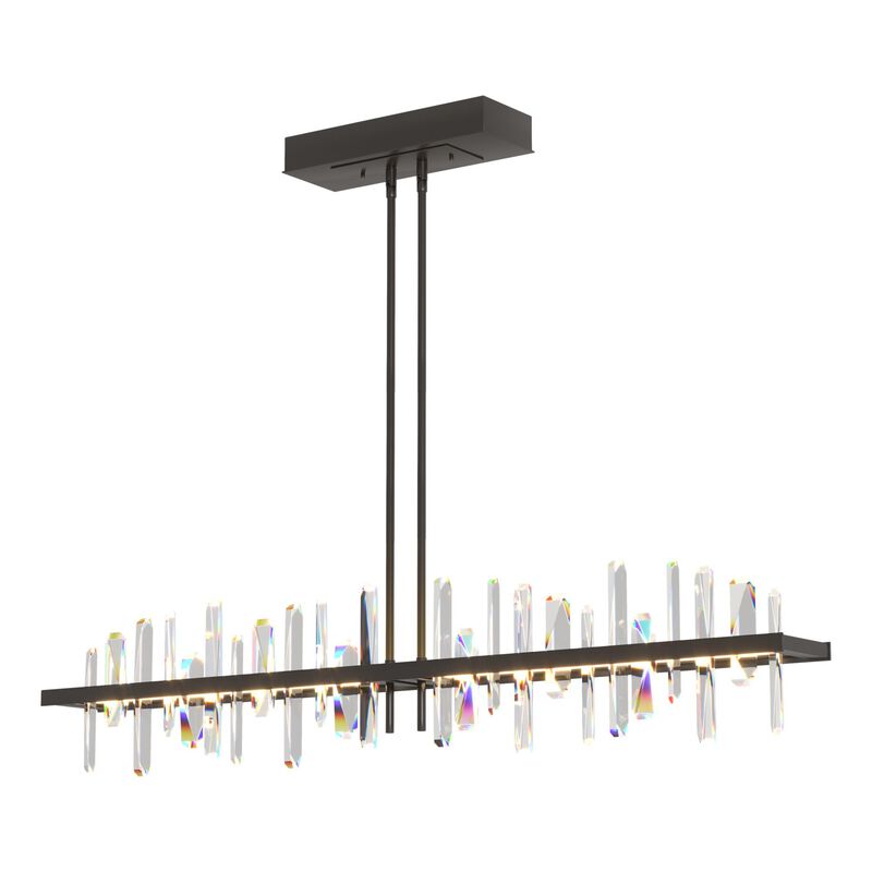 Solitude Medium Linear Chandelier by Hubbardton Forge