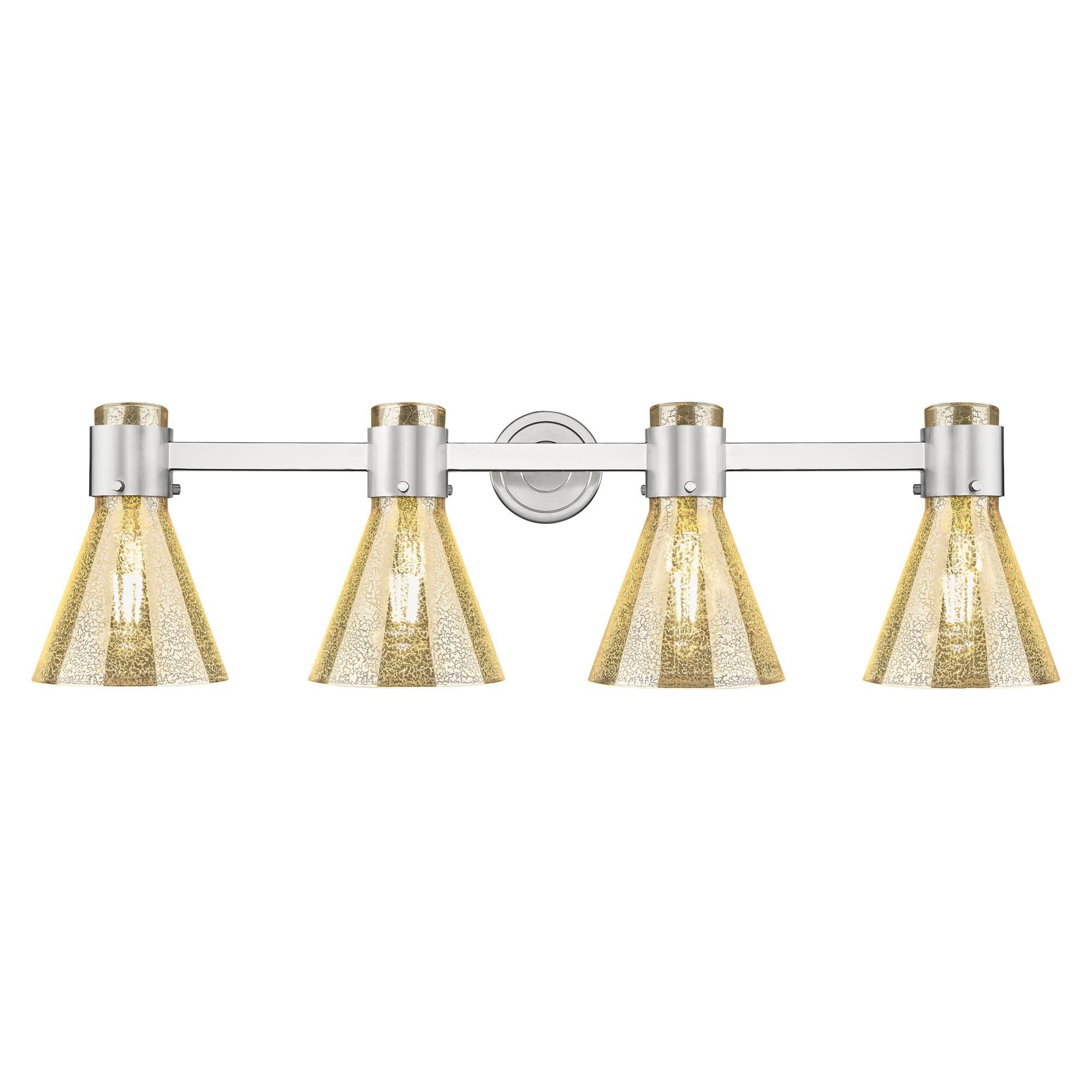 Bruno Marashlian Lawton Cone 34 Inch Bath Vanity Light by Innovations Lighting