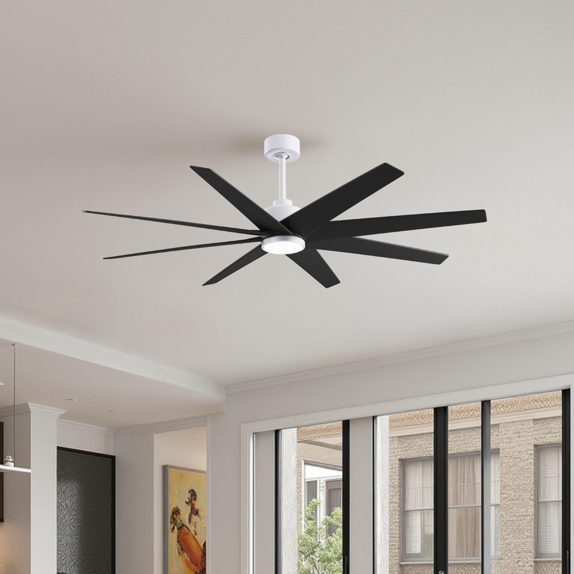 Ariella Outdoor Rated 64 Inch Ceiling Fan with Light Kit by Matthews Fan Company