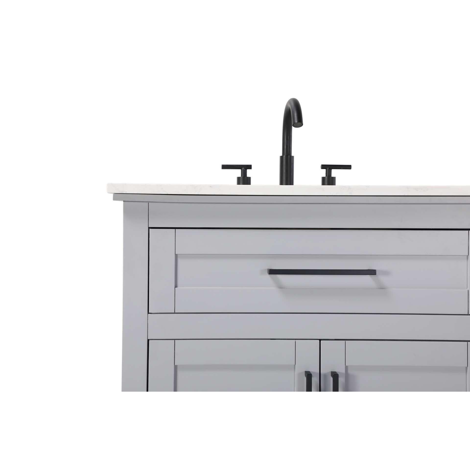 Shown in Grey finish