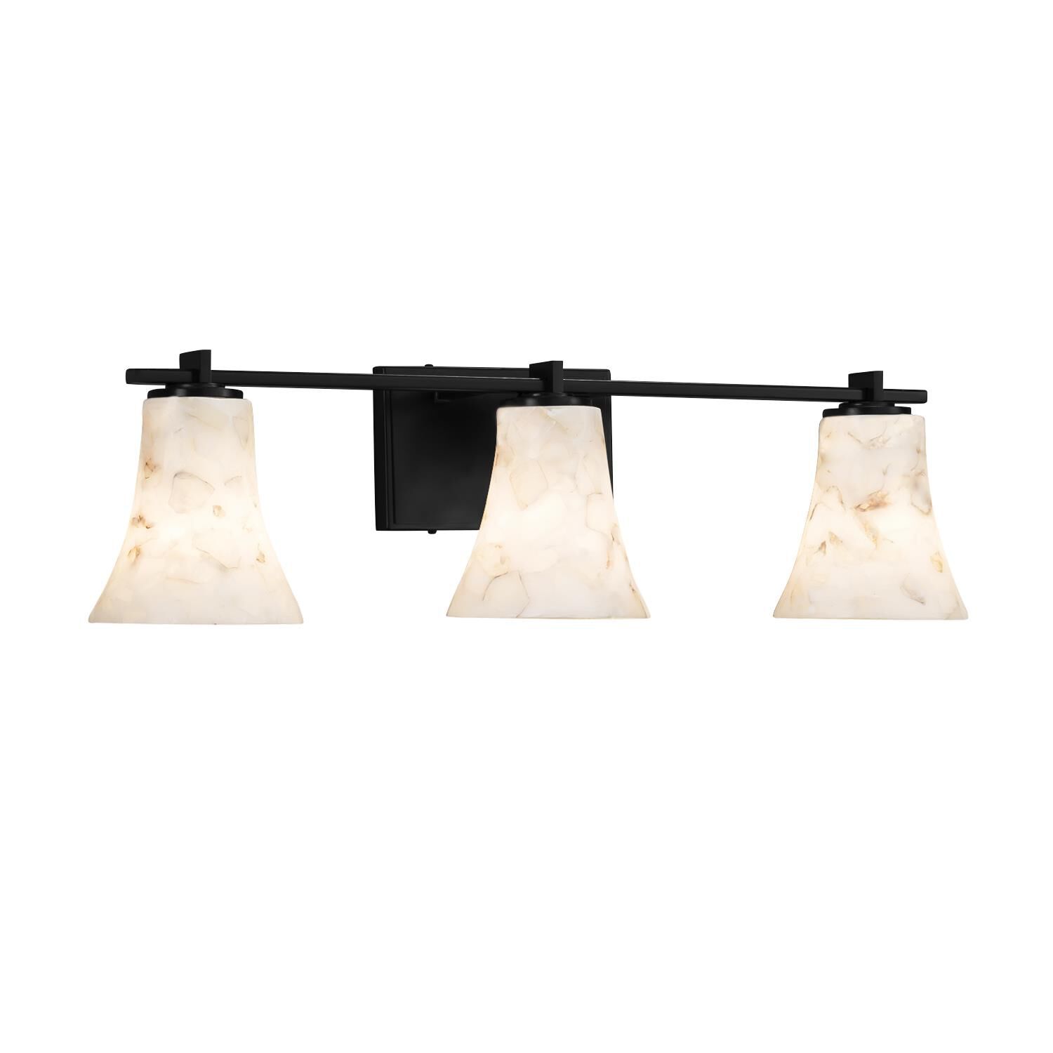 Alabaster Rocks! 26 Inch 3 Light Bath Vanity Light by Justice Design Group