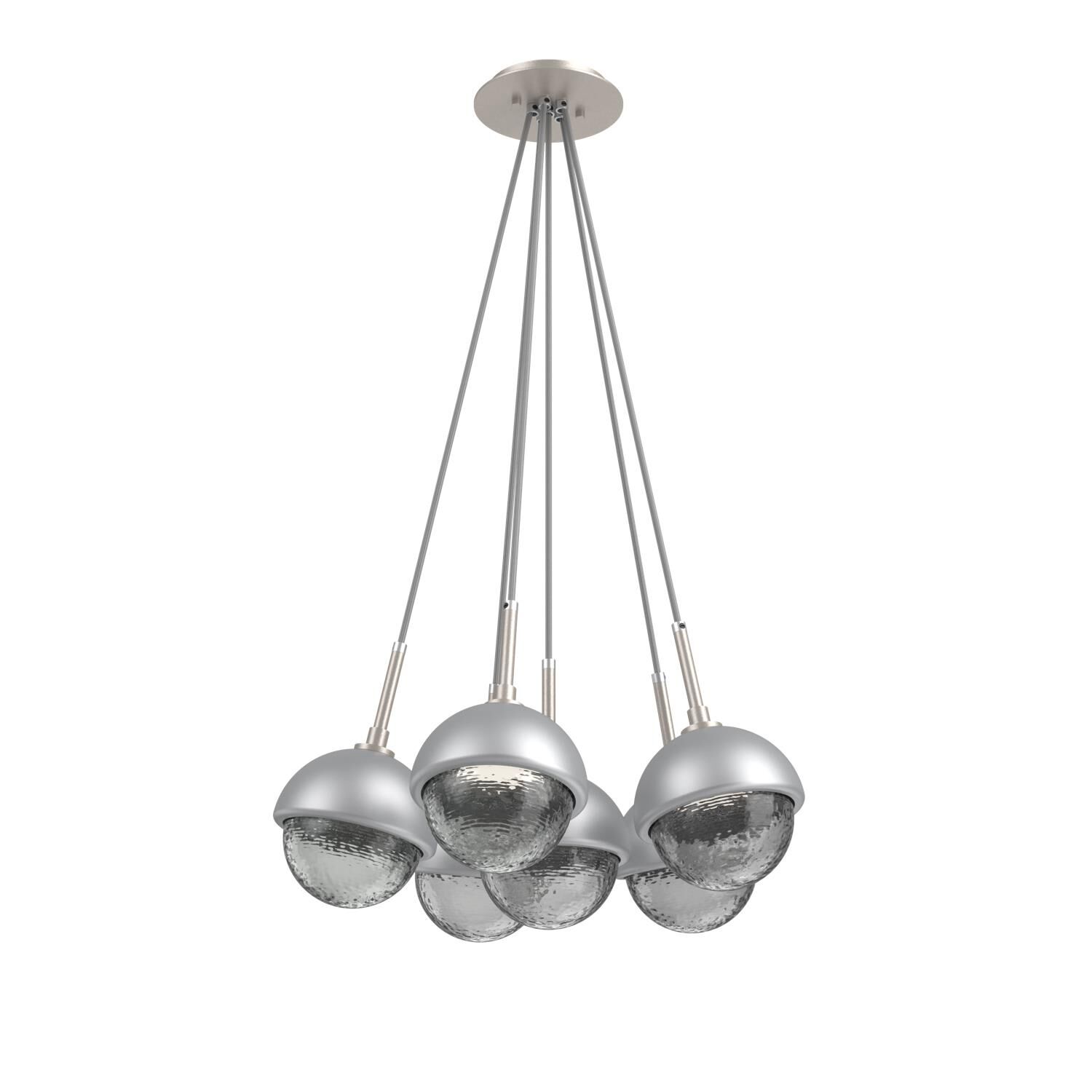 Shown in Beige Silver finish and Smoke glass and Classic Silver accent