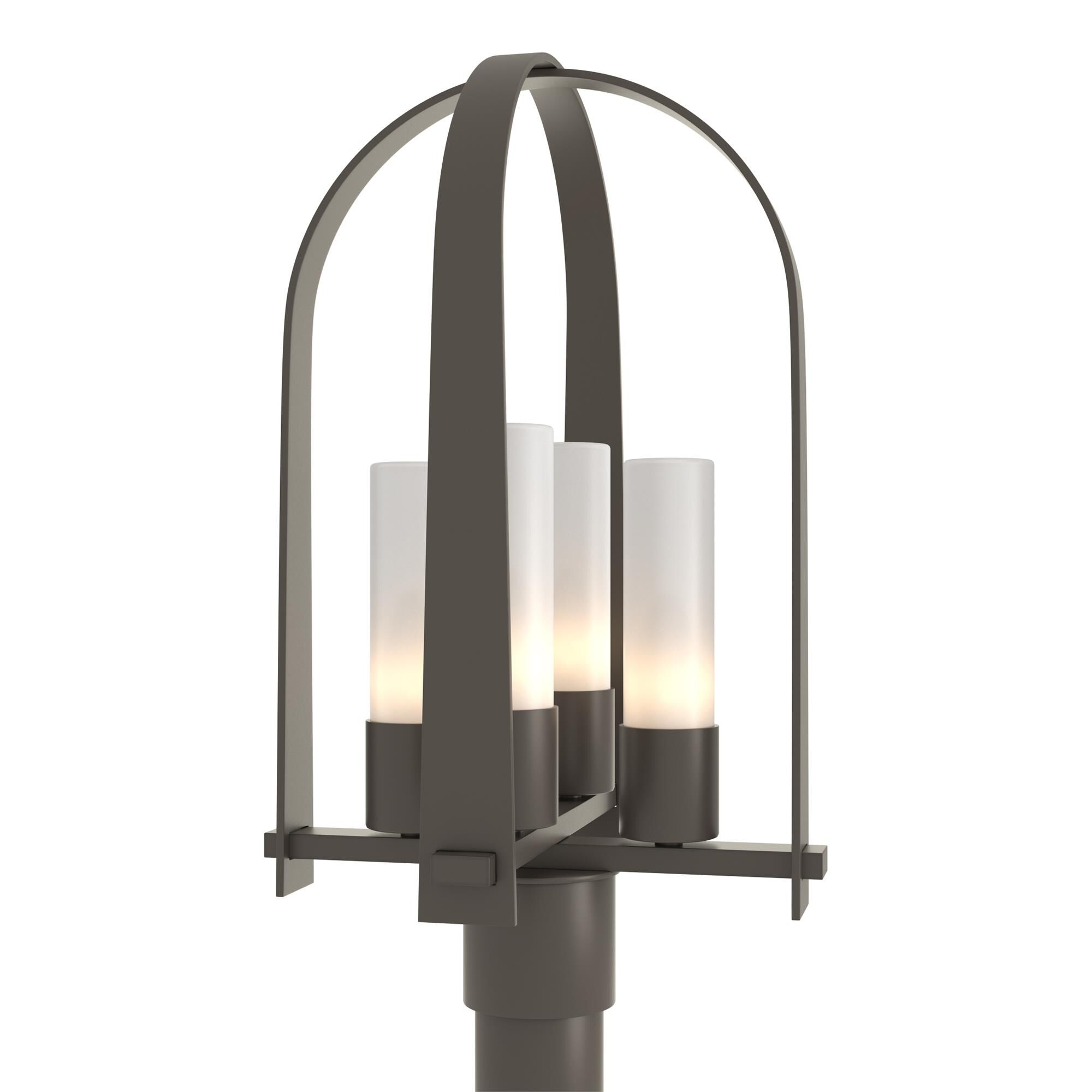 Shown in Coastal Dark Smoke finish and Opal glass
