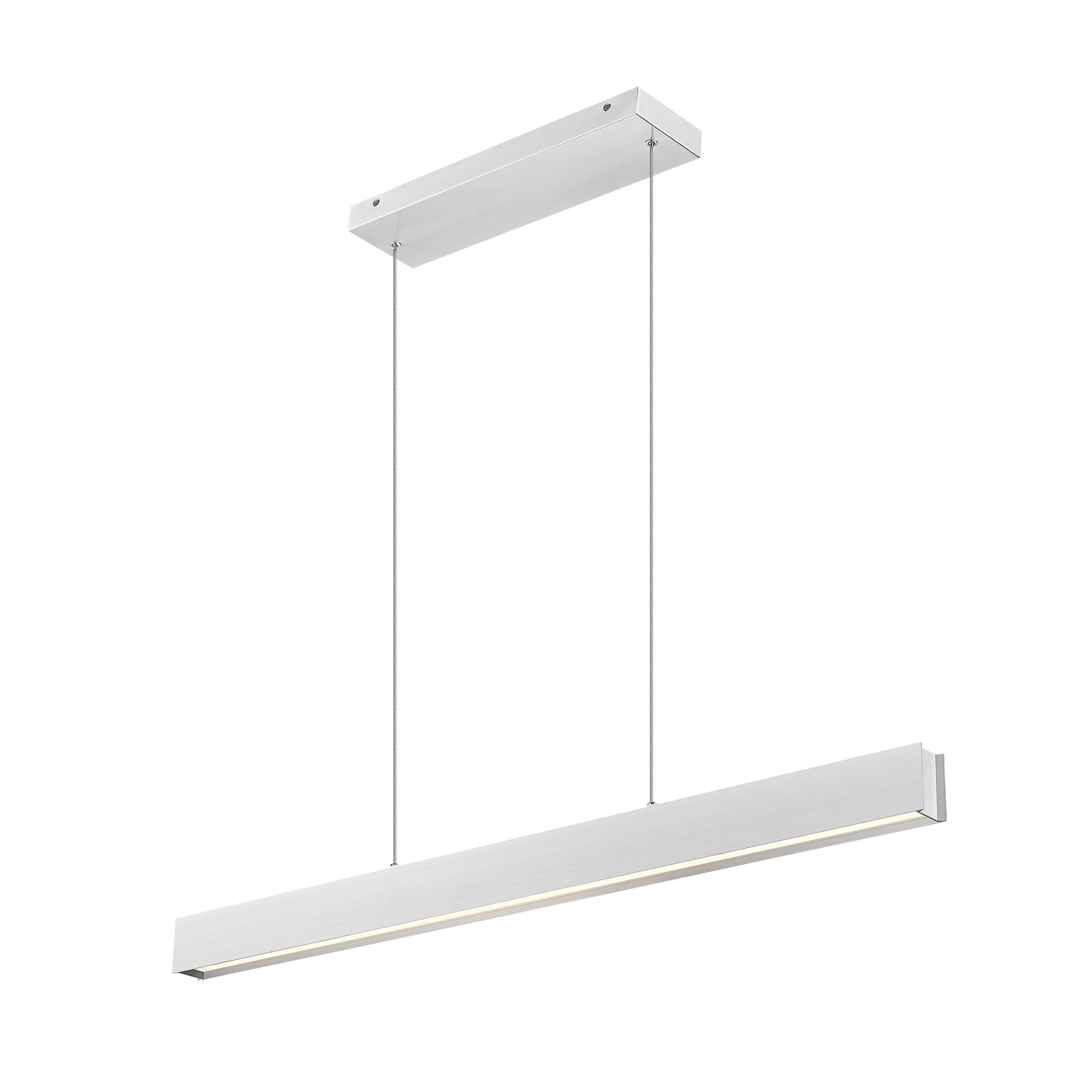 Shown in Brushed Nickel finish and Frosted glass and Frosted shade