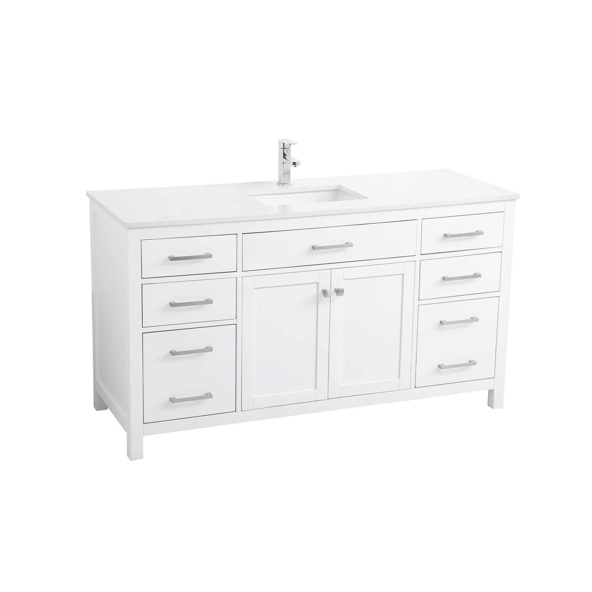 Lewis 60 Inch Bath Vanity by Elegant Decor