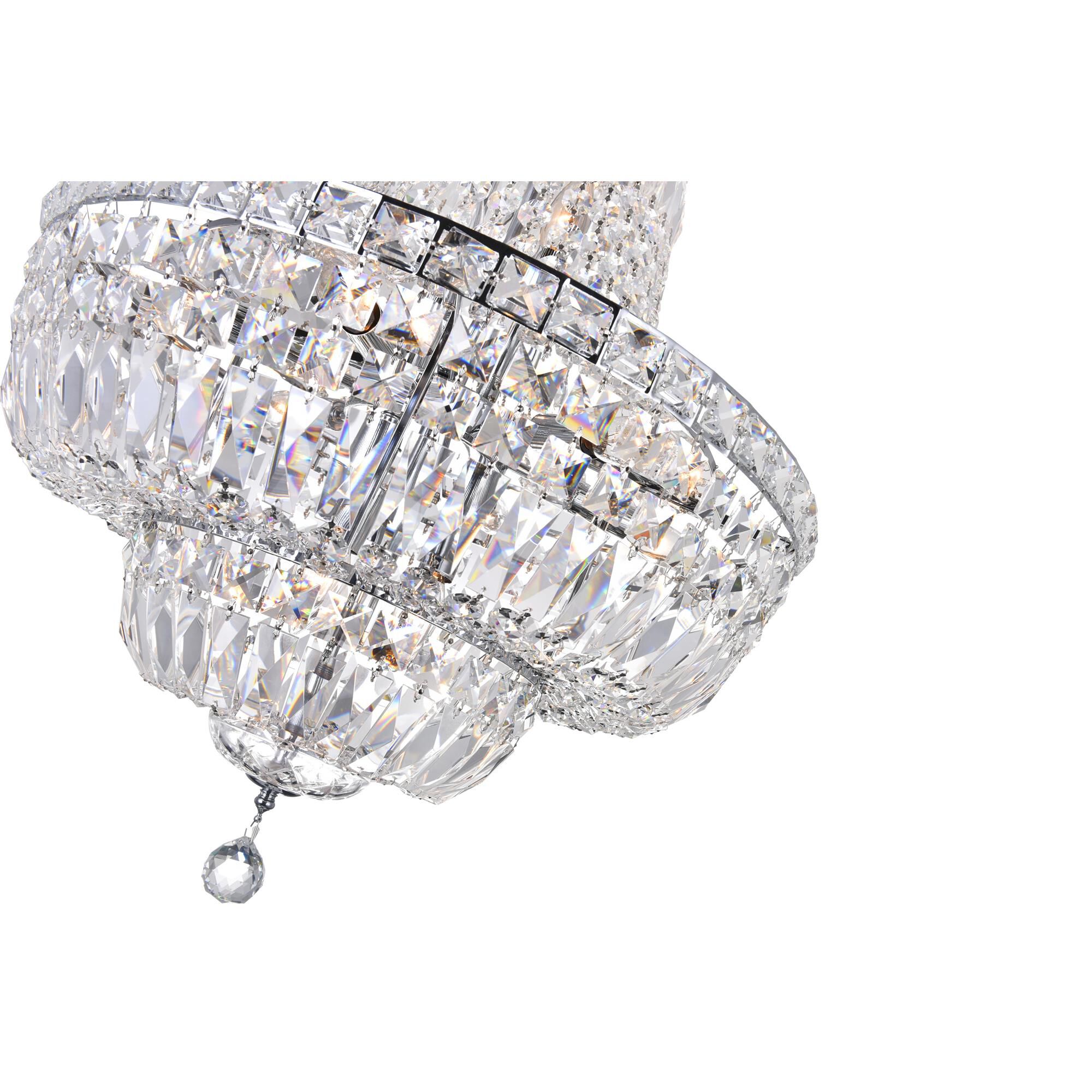 Stefania 22 Inch 13 Light Mini Chandelier by CWI Lighting