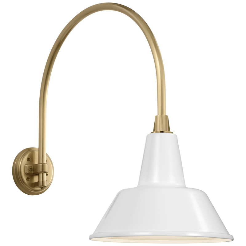 Thomas O'Brien Academy Barn Light 22 Inch Outdoor Wall Light by Visual Comfort Signature Collection