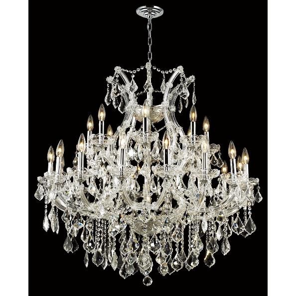 Maria Theresa 36 Inch 24 Light Chandelier by Elegant Lighting