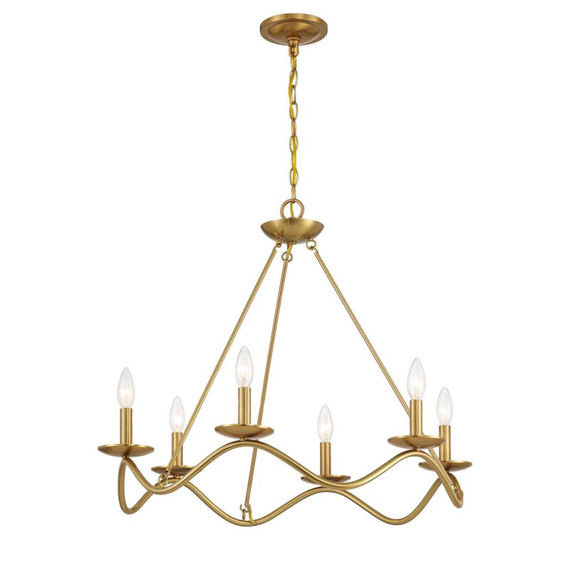 28 Inch Chandelier by Meridian Lighting