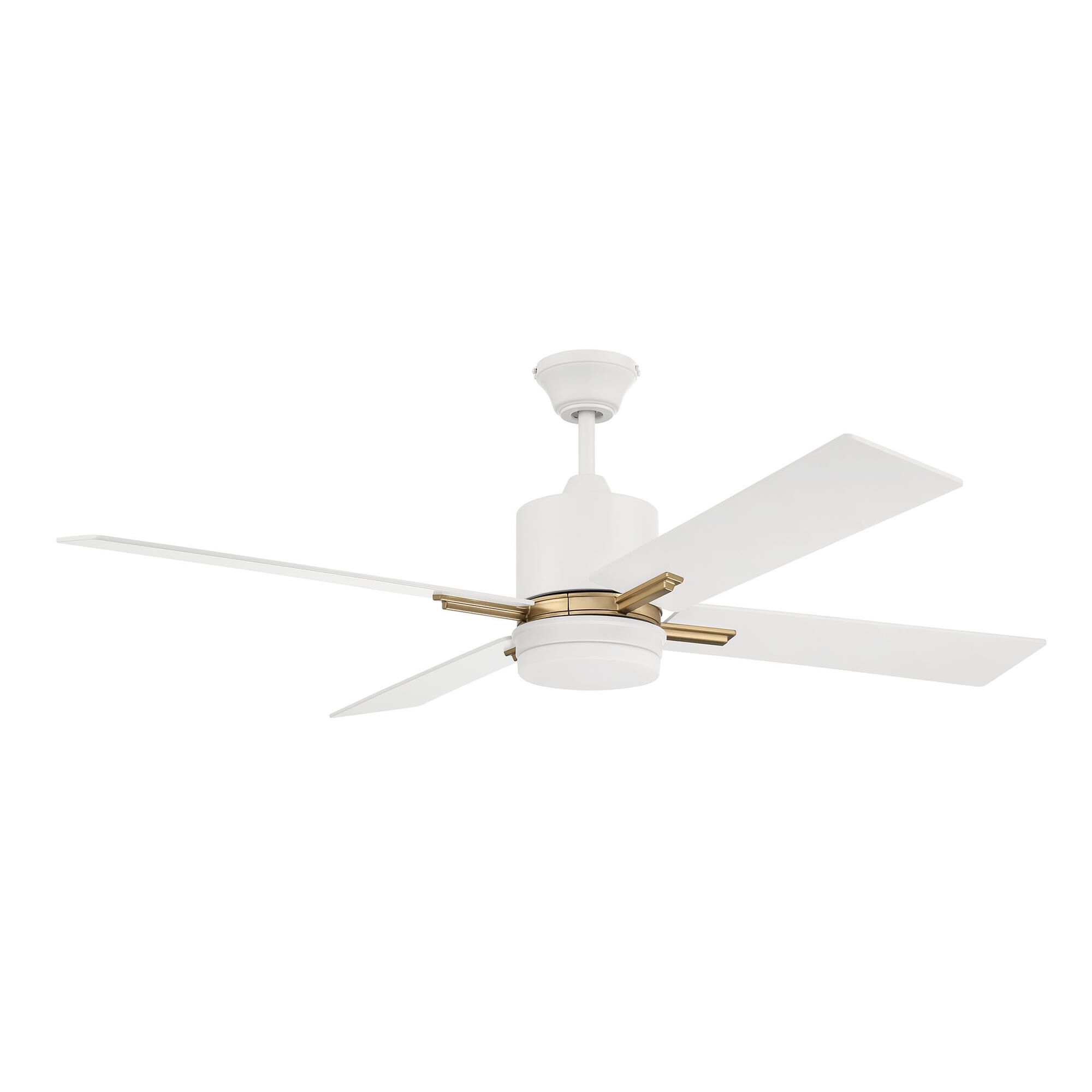 Shown in White/Satin Brass finish and Frostwhite glass