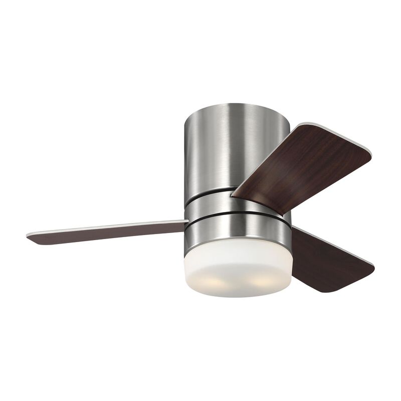 Era Hugger 32 Inch Flush Mount Fan with Light Kit by Generation Lighting