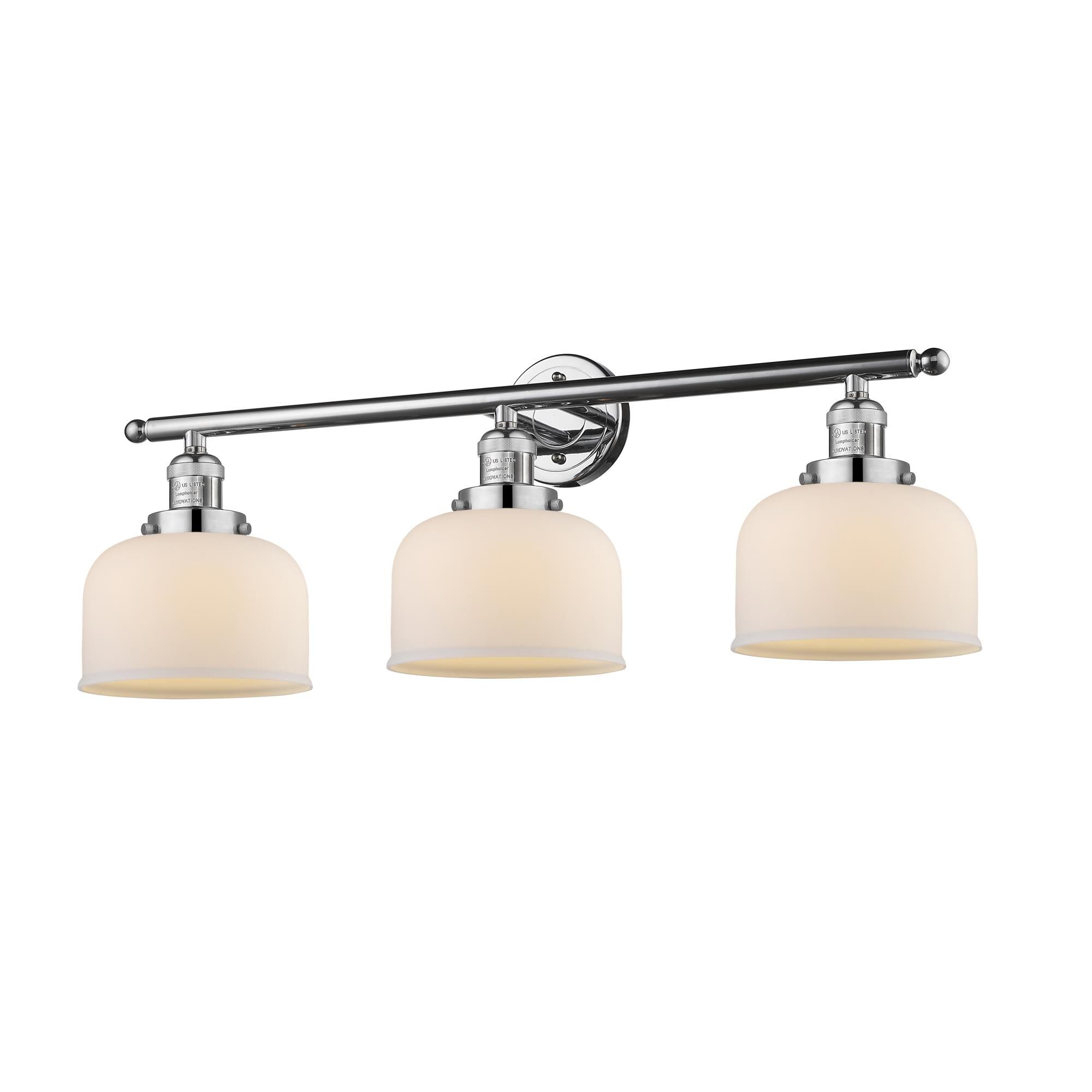 Bruno Marashlian Large Bell 32 Inch 3 Light Bath Vanity Light by Innovations Lighting