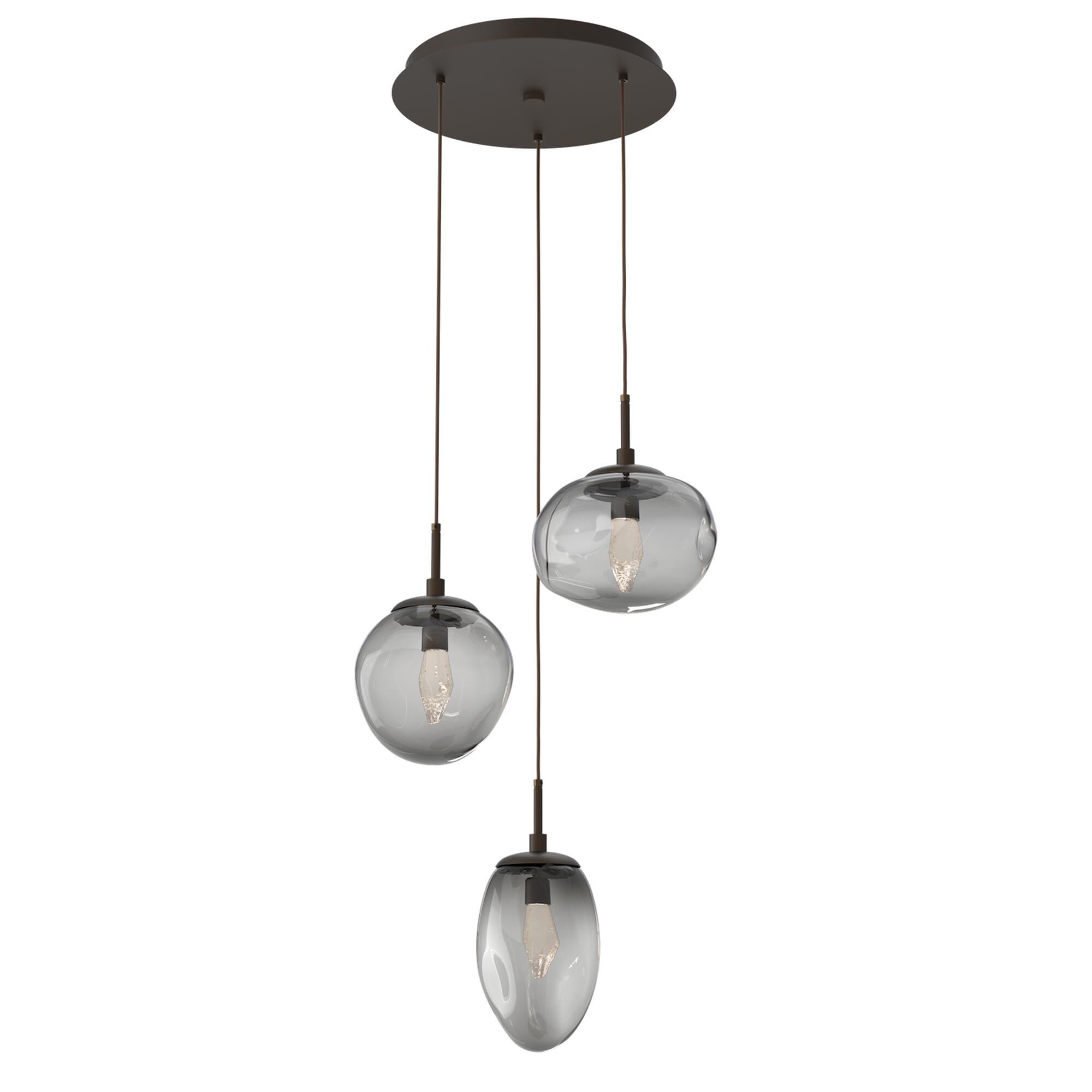 Shown in Flat Bronze finish and Geo Inner Smoke Outer glass