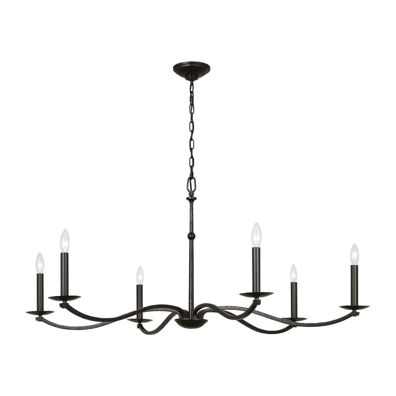 Chapman & Myers Wellen 48 Inch Chandelier by Visual Comfort Studio Collection