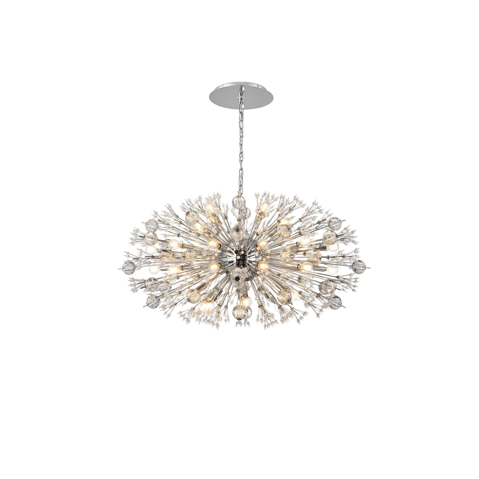 Vera 42 Inch Large Pendant by Elegant Lighting