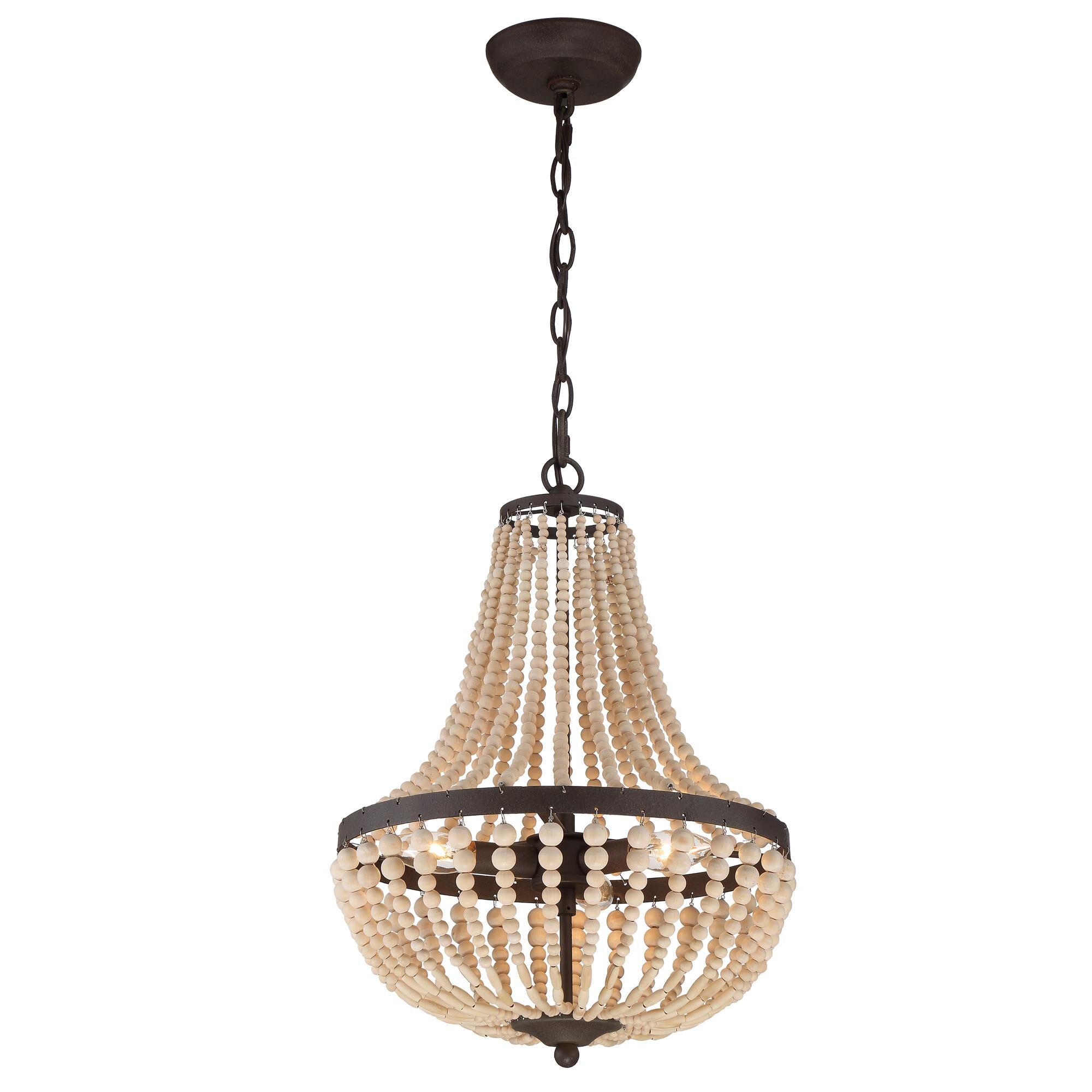 Rylee 14 Inch 3 Light Mini Chandelier by Crystorama