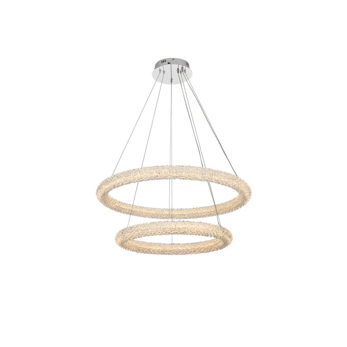 Shown in Chrome finish and Clear Royal Cut crystal