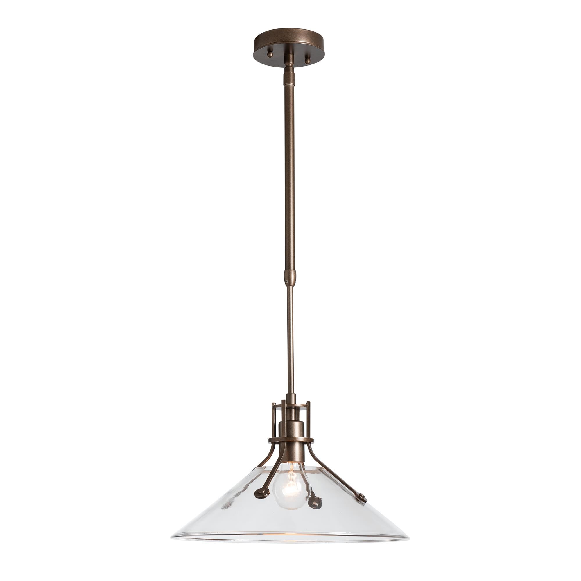 Shown in Coastal Bronze finish and Frosted shade