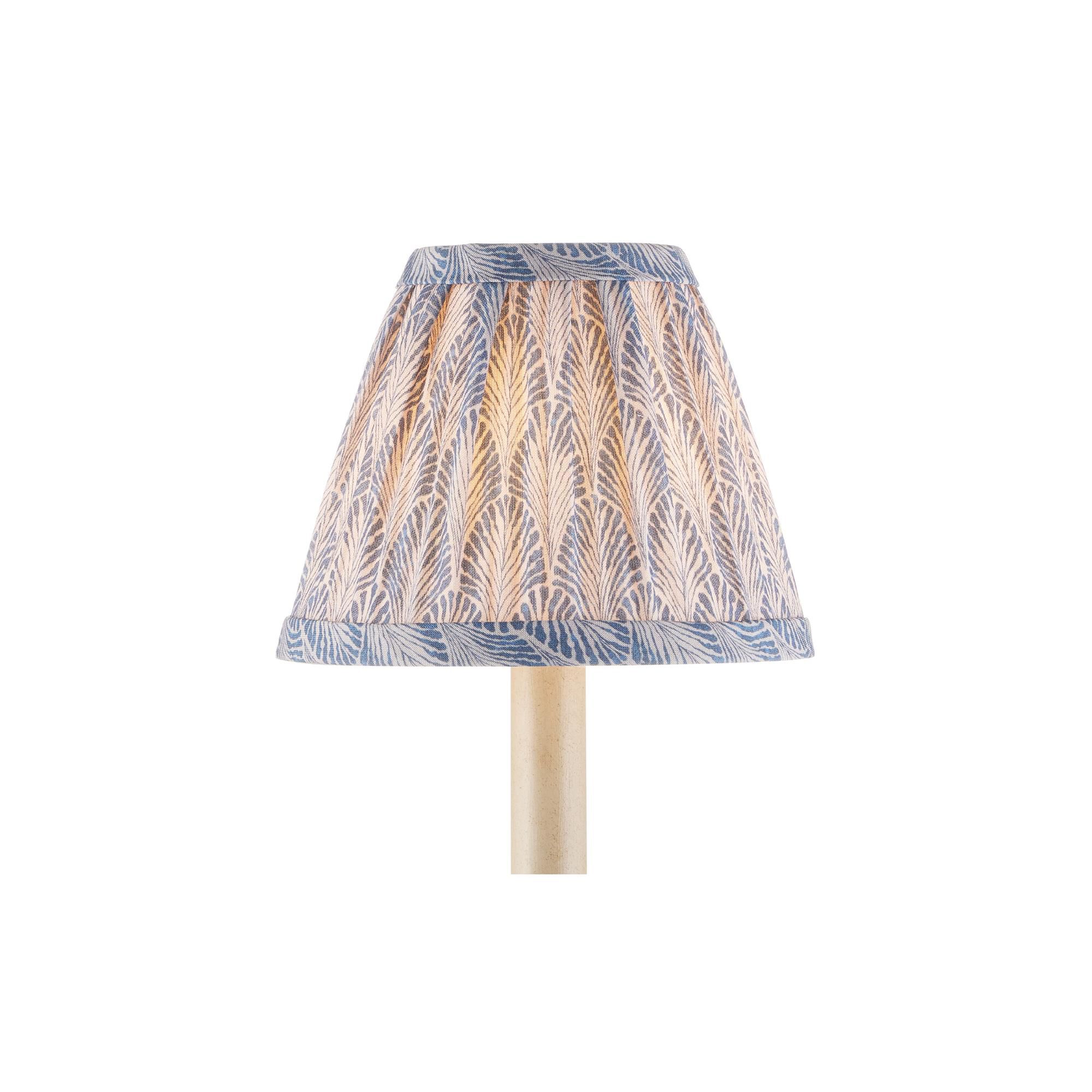 Shown in Blue and Ivory finish