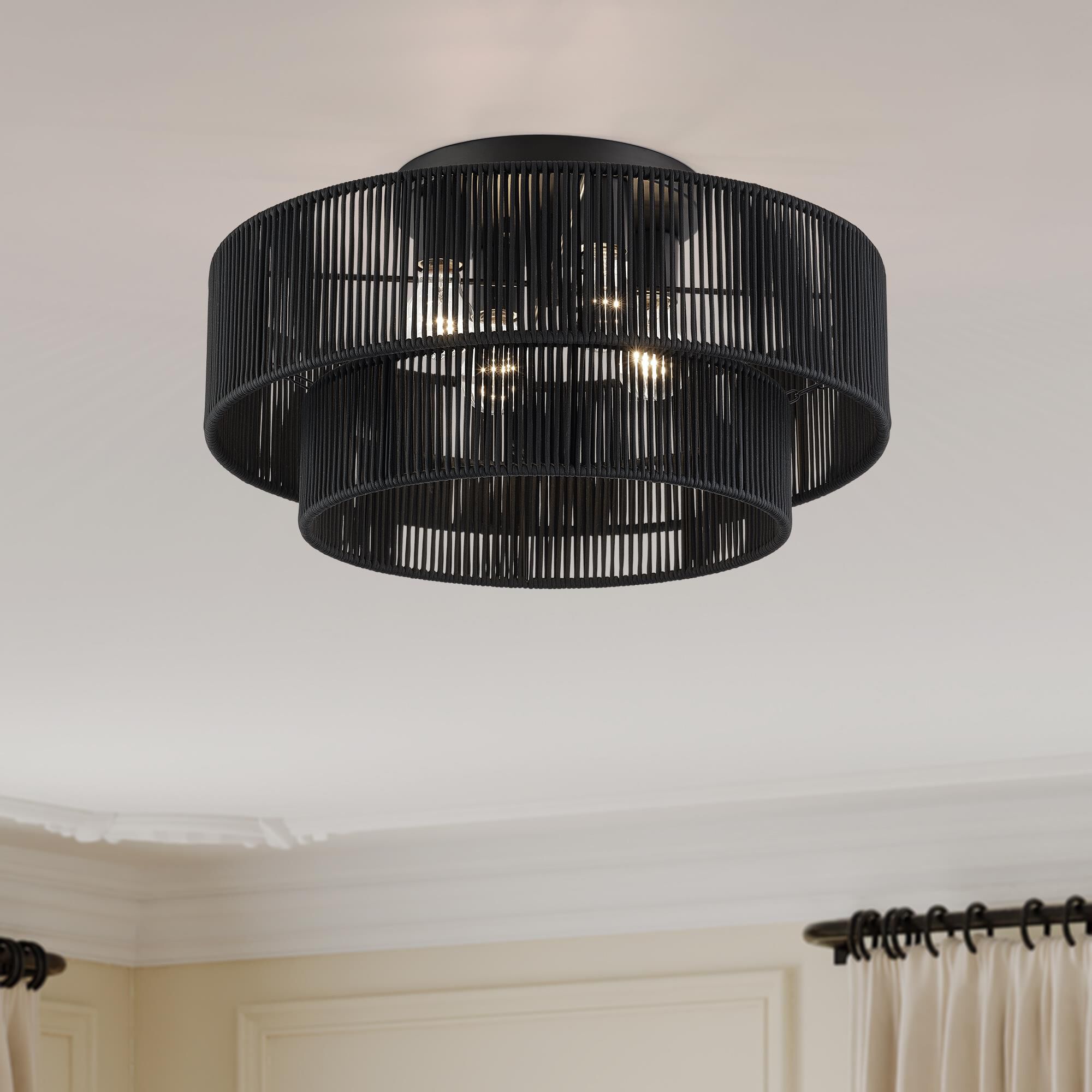 Acordia 21 Inch Semi Flush Mount by Livex Lighting