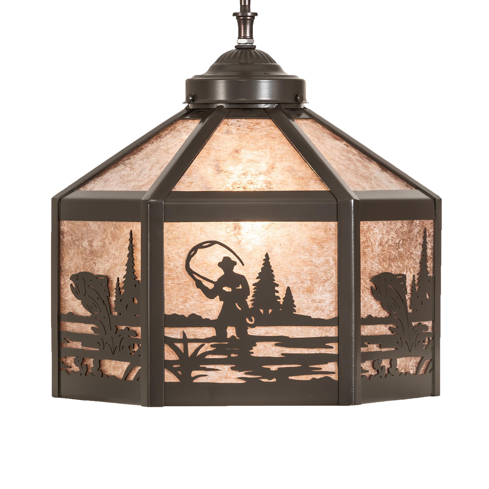 Fly Fisherman 13 Inch Fan Glass by Meyda Lighting