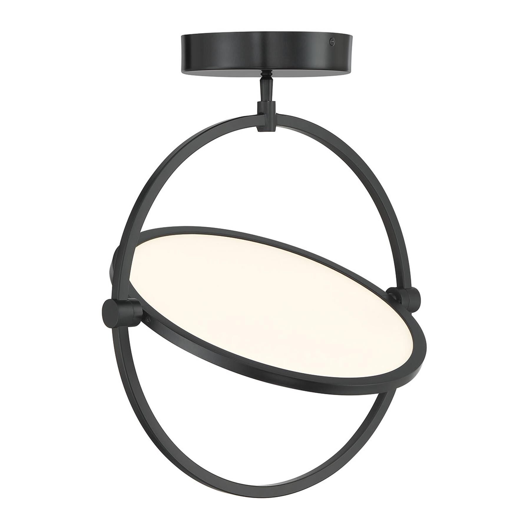 Studio 23 16 Inch 1 Light LED Semi Flush Mount by Kovacs