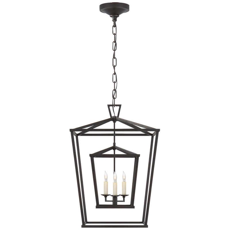 Chapman & Myers Darlana 17 Inch Cage Pendant by Visual Comfort Signature Collection