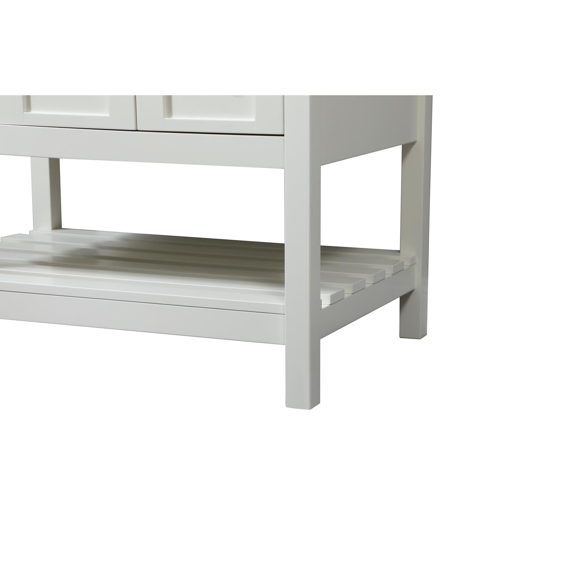 Shown in White finish