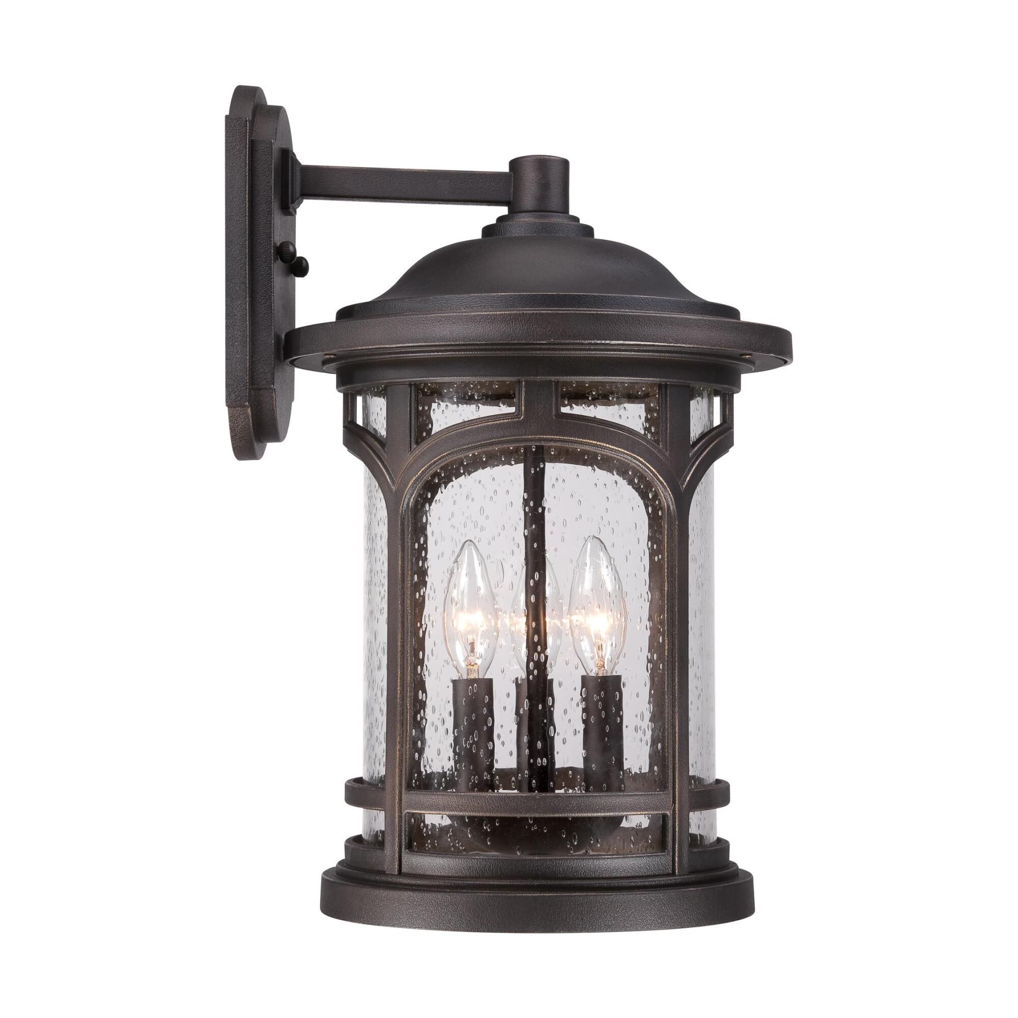 Marblehead 17 Inch Tall 3 Light Outdoor Wall Light by Quoizel