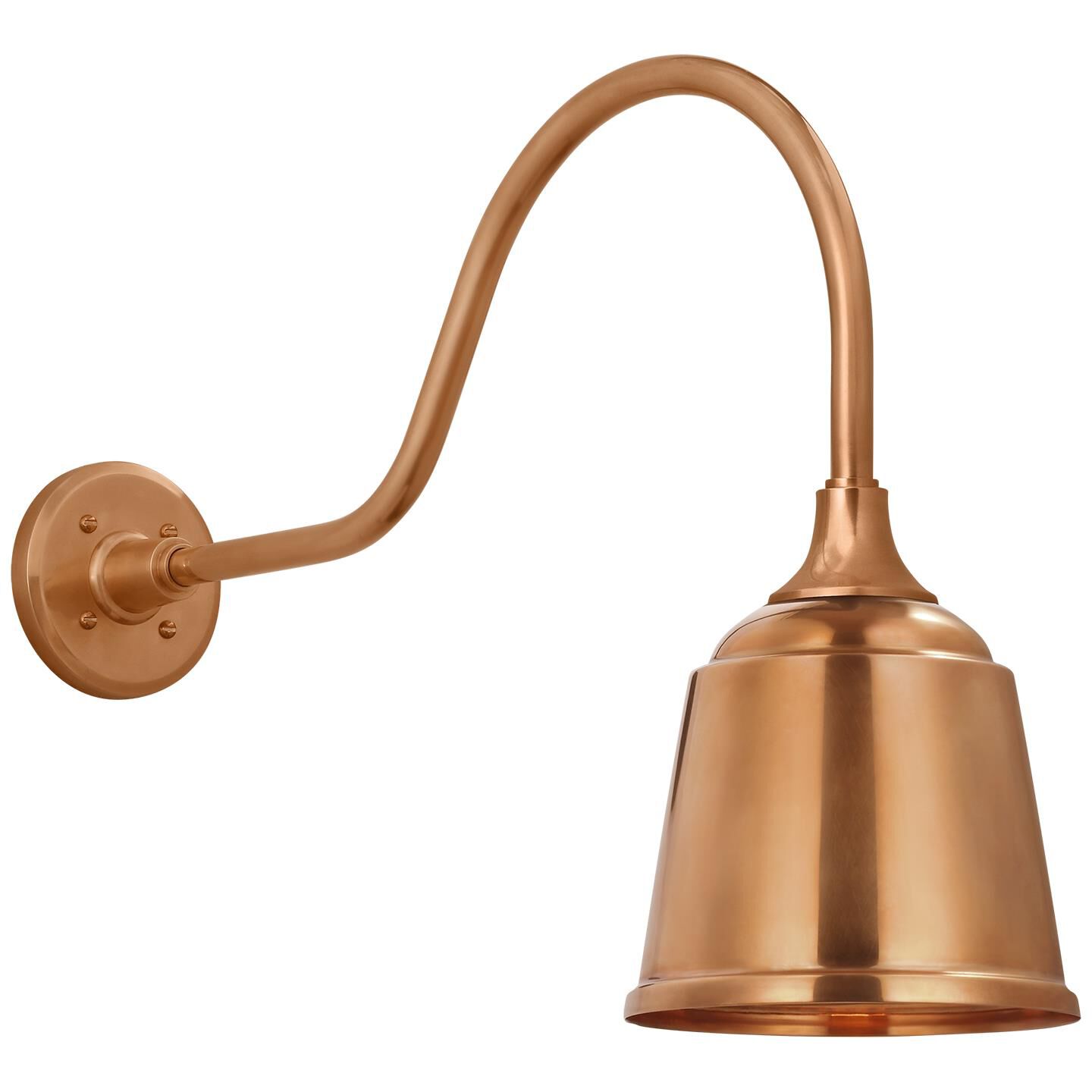 Shown in Soft Copper finish and Copper shade