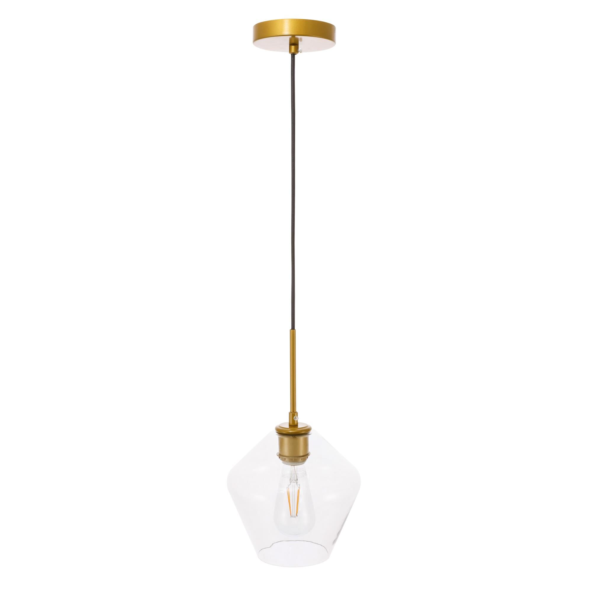 Gene 8 Inch Mini Pendant by Elegant Lighting
