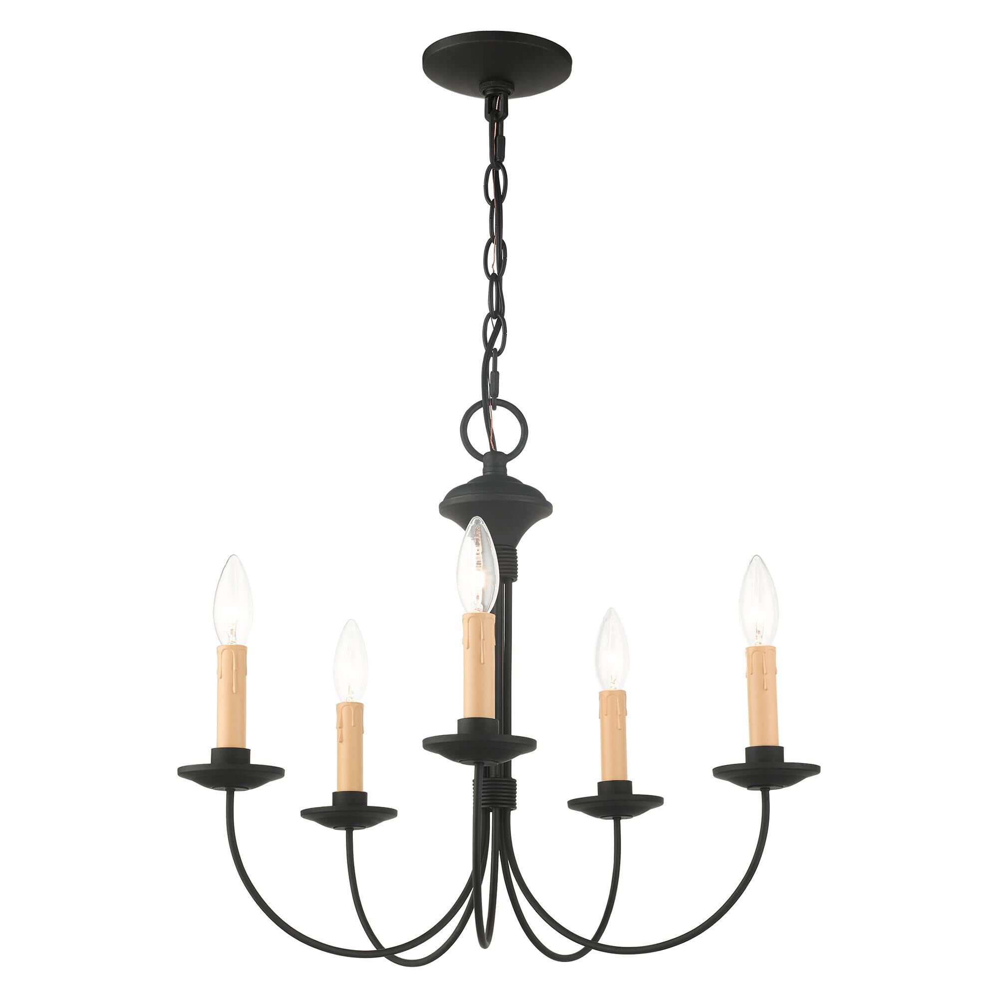 Heritage 20 Inch 5 Light Mini Chandelier by Livex Lighting