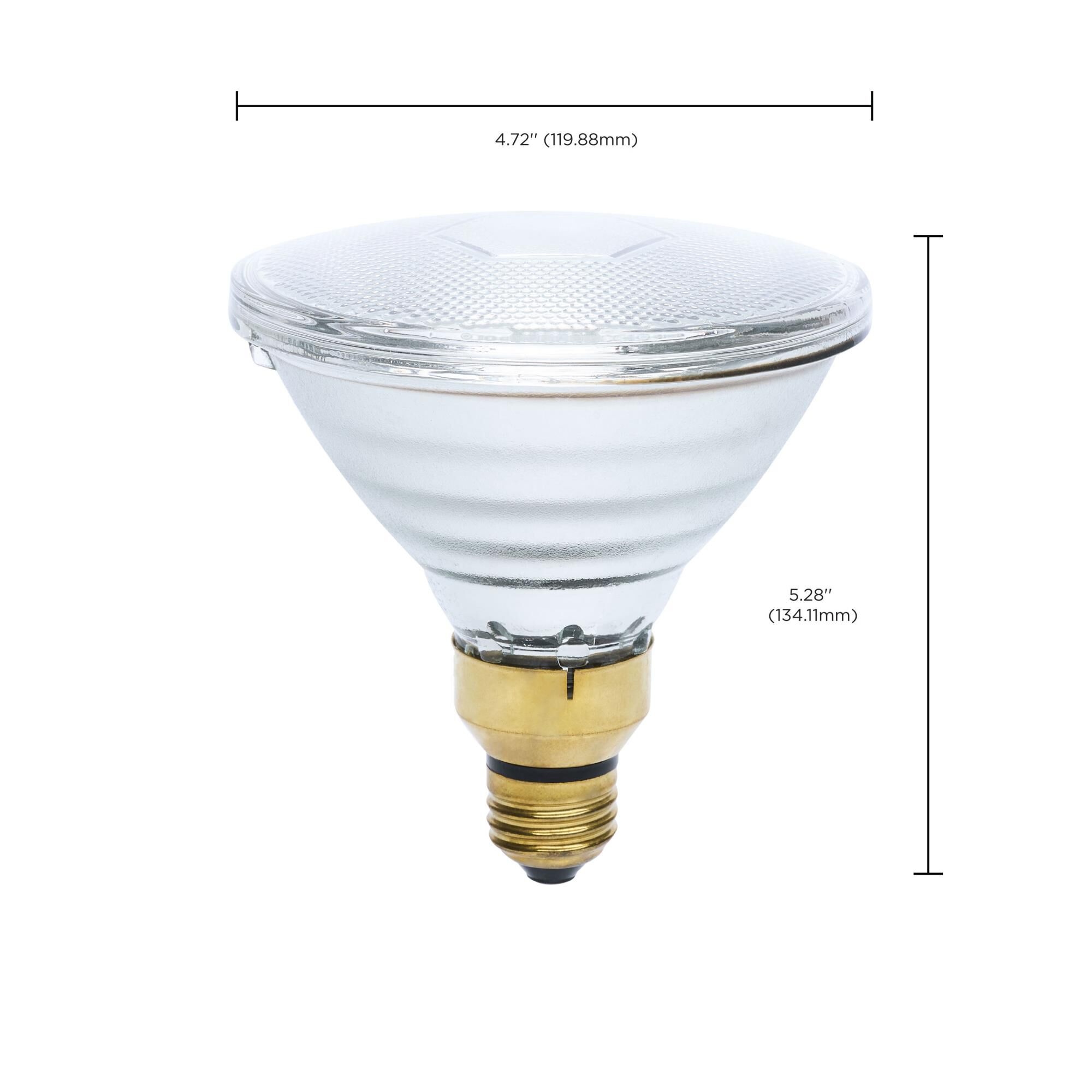 Dimmable 125 Watt 2700K PAR38 Incandescent Light Bulb by Satco