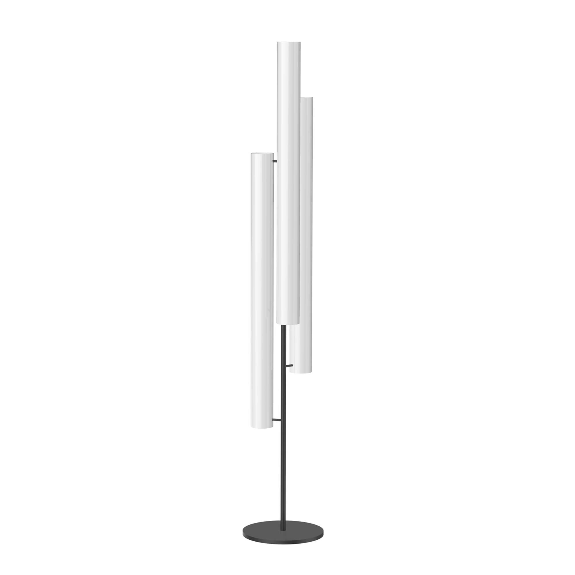 Shown in Black finish and White glass